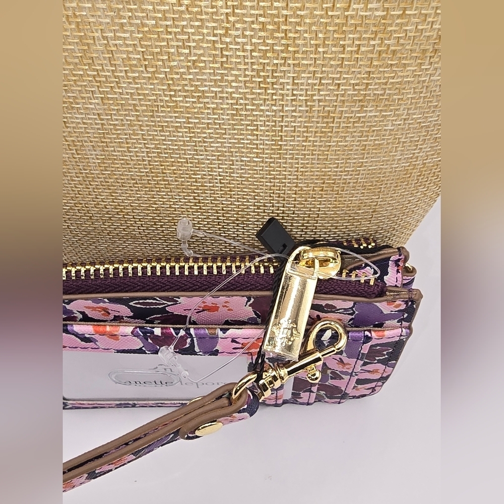 Nanette Lepore Floral Card Holder Wristlet - Picture 6 of 9